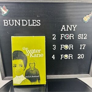 The Water of Kane by O.A. Bushnell - hardcover